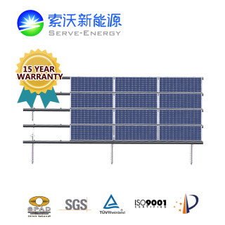 Steel & Aluminum Combined Ground PV Mounting System